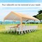 10 x 20 Feet Heavy-Duty Steel Portable Carport Car Canopy Shelter